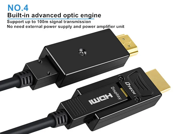 DTECH New Product 16m HD Real 4K HDMI Optical Cable - ANKUX.COM