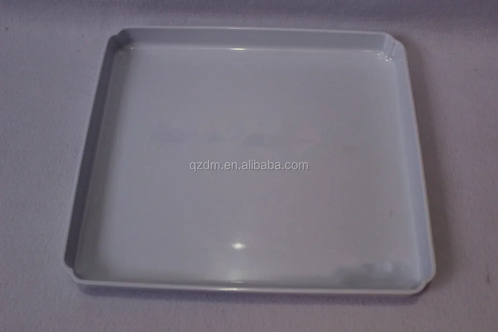 Rectangle Melamine White Serving Tray