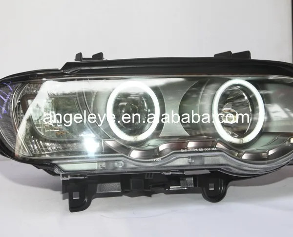 1998-2003 Year For Bmw X5 E53 Led Head Lights Led Angel Eyes Lf ...