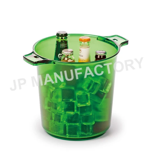 Hard Plastic Buckets With Lids Transparent Plastic Ice Bucket 2l 65oz
