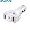 New Arrival Universal Electric Dual Ports USB Interface Phone QC3.0 Quick Battery LED Light 5V 3.4A Car Charger