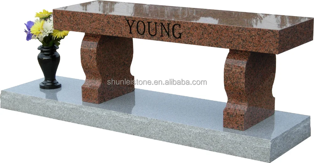Granite Benches For Cemetery Buy Granite Memorial Bench Black