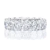 Wholesale 925 sterling silver bridal jewelry set oval diamond eternity wedding ring