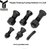 China export durable 8.8 10.9 12.9 grade bolt black cutting edge bolt plow bolts and nuts for sale