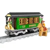 AUSINI 257pcs play things together different plastic train set block toy for kids