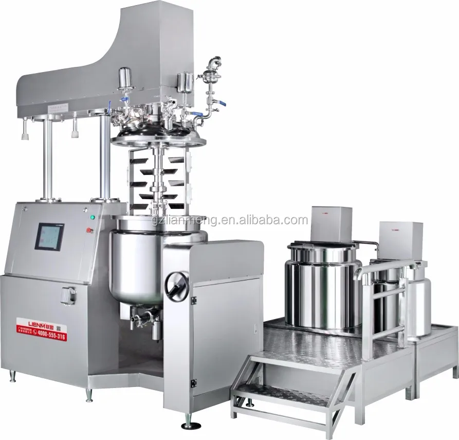 Emulsion Toner Lotion Cosmetic Vacuum Homogenizer Emulsifier With Upper