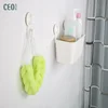 Brush back bath sponge strip for shower