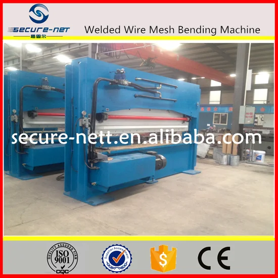 Welded mesh fence bending machine 