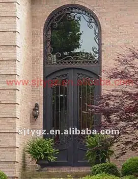 Elegant Wrought Iron Gate - Buy Iron Gate,Window And Door,Front Doors