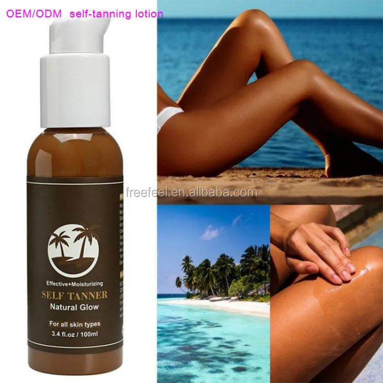 Self Tanner, Natural Sunless Tanning Lotion for Bronzing and Golden Tan, St...