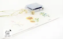 Free Shipping 4cm 10m Wide Beautiful Flower Washi Tape Box packing Adhesive Tape DIY Scrapbooking Sticker