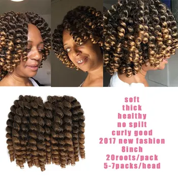 Jamaican Bounce Twist Jumpy Wand Curls Two Tones Wand Curl Braids