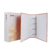 Hot selling custom office printed 4 d ring binder 4 inch a4 size paper box file folder logo print