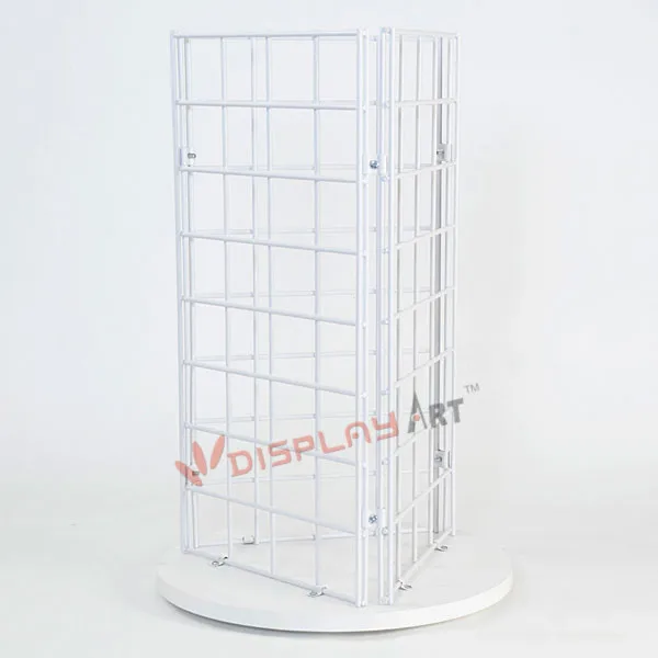 spinner shaped wire floor dump bins