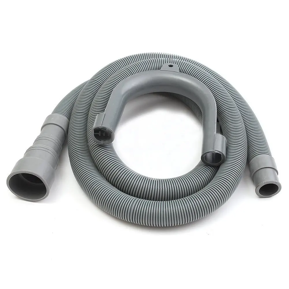 SODIAL(R) 1.5M 5ft 59" Machine Dishwasher Drain Hose Extension Washing Pipe with Bracket Set