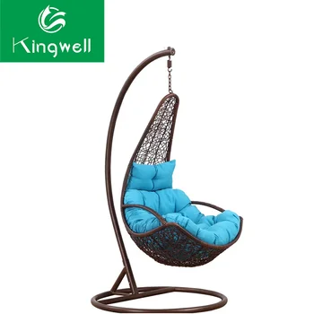 Innenhof-rattan-flechtweide Des Billigen Preises Hängender Ei