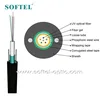 SOFTEL GYXTW central tube optical cable, -40~+60 operating/Aerial Duct,2-12 core fiber count/12 core single mode fiber optic cab