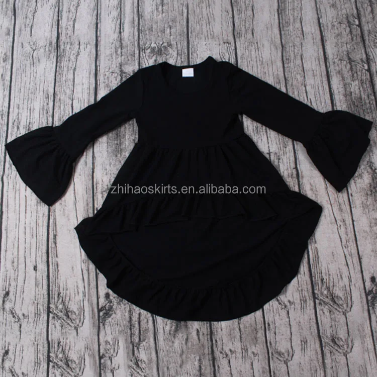 black designer frock