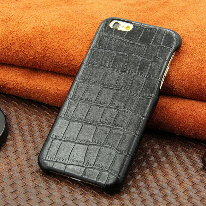 Crocodile pattern PU Leather cover For Iphone 8 /8 plus Cell phone case