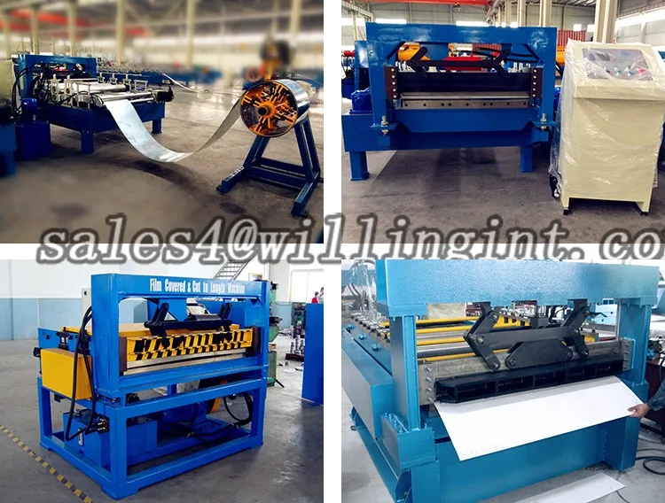 High quality good price simple cut to length machine plate cutting machine for steel coils