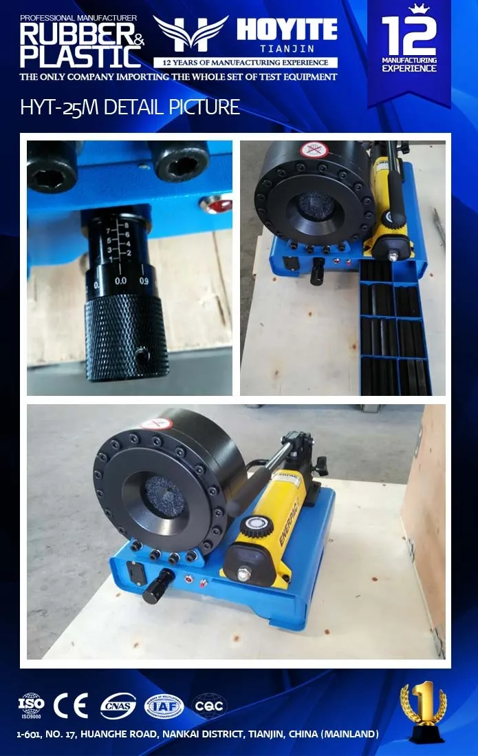 Hyt25m High Pressure Hydraulic Manual Hose Crimping Machine Buy