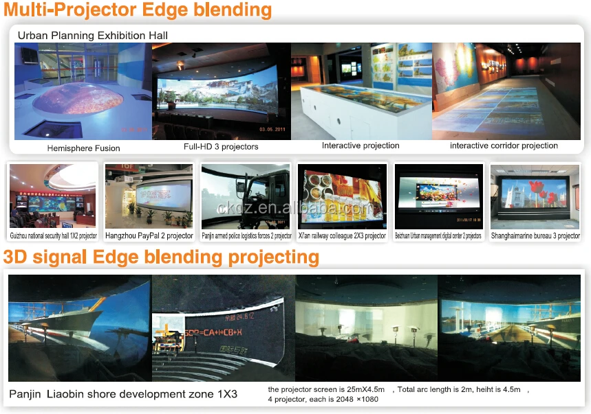 projector edge blending mac software