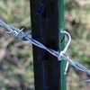 1200 feet 16 gauge galvanized barbed wire class 1 with steel t post
