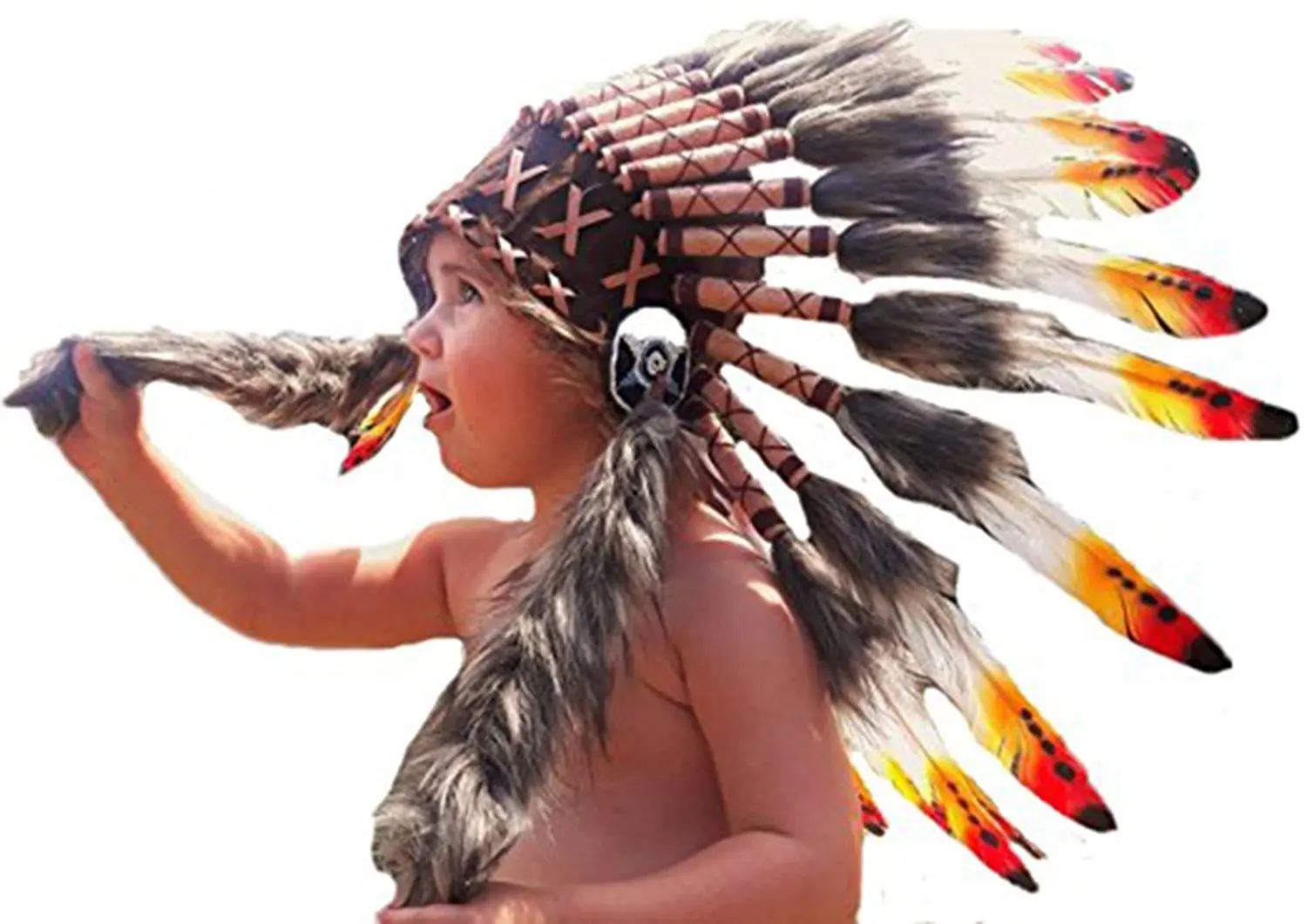 red indian headdress fancy dress
