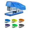 Most popular new design low price manual fashion school students ABS plastic colorful fancy pocket stapler