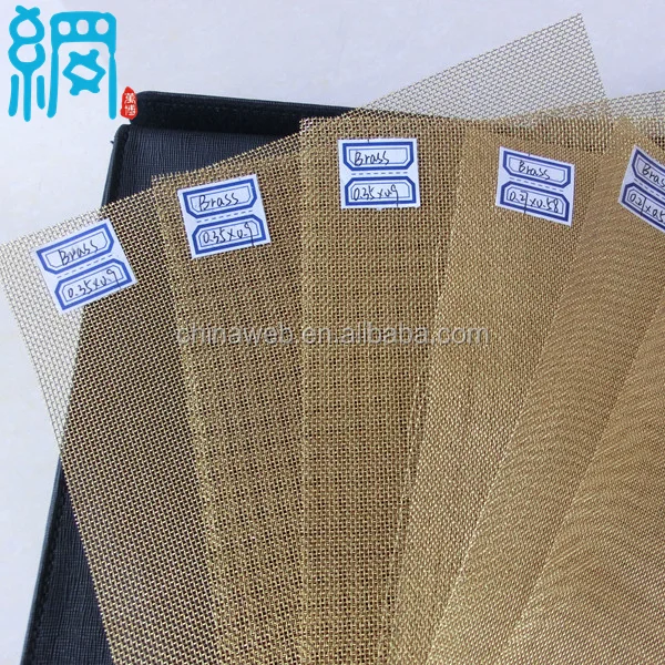 10 mesh brass mesh fabric