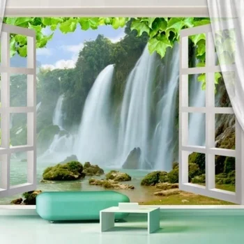 Top 100+ 3d Wallpaper Mural Waterfall