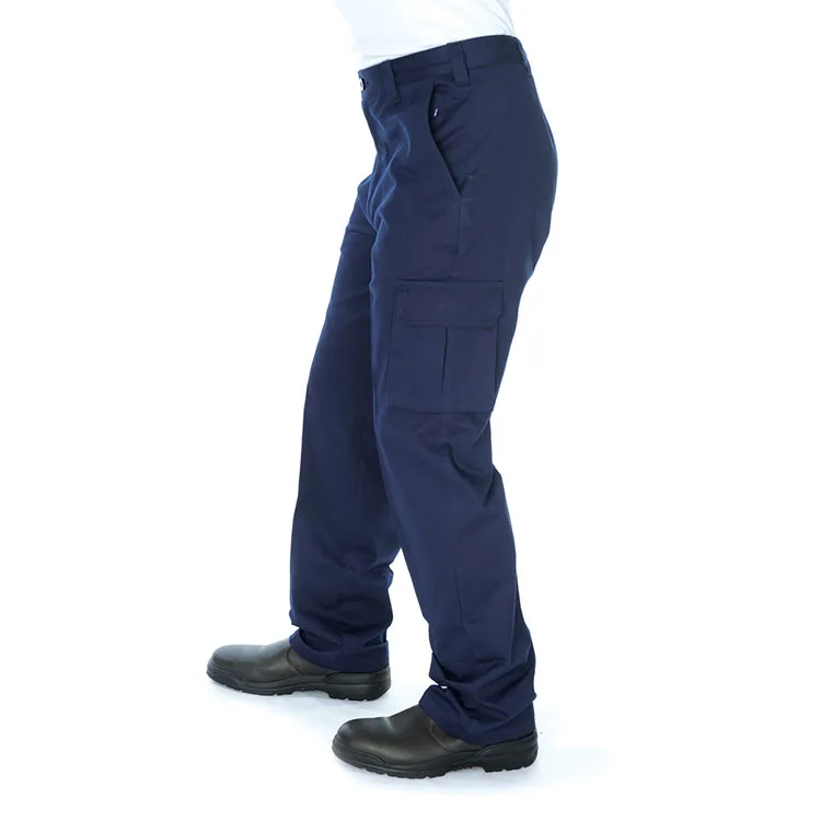 Navy Blue 100% Cotton 6 Pockets Mens Work Trousers - Buy Work Trousers ...