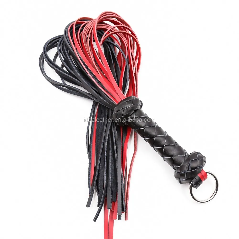 cowhide floggers male sex bondage leather whip sex toys whips