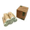 100 biodegradable cornstarch garbage bags with logo
