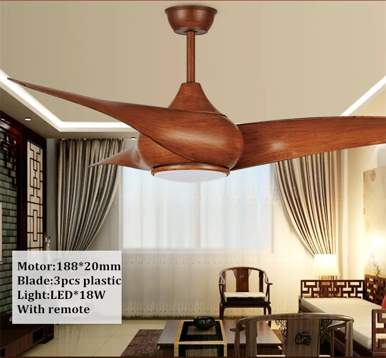 Youkain Famous Plastic Blade Ceiling Fan Electric With Lights - Buy ...