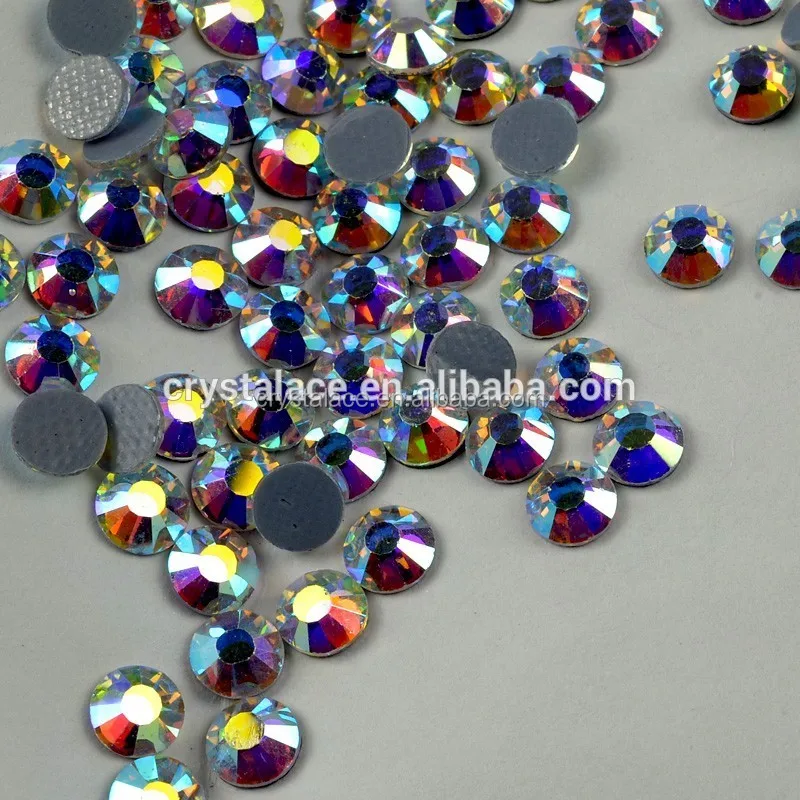 2058 loose rhinestones DMC Strasssteine hot fix crystal AB for garments