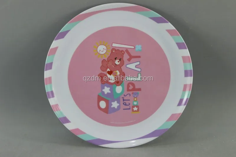 20cm Melamine Baby Plate Snacks plate For LFGB