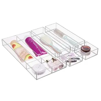 stackable acrylic drawer organizers