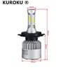 Car LED H3 H7 9006 Headlights S2 8000lm car 9005 led headlight bulbs 72W led work light