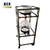Plant use vacuum filter with lab separating separation funnels