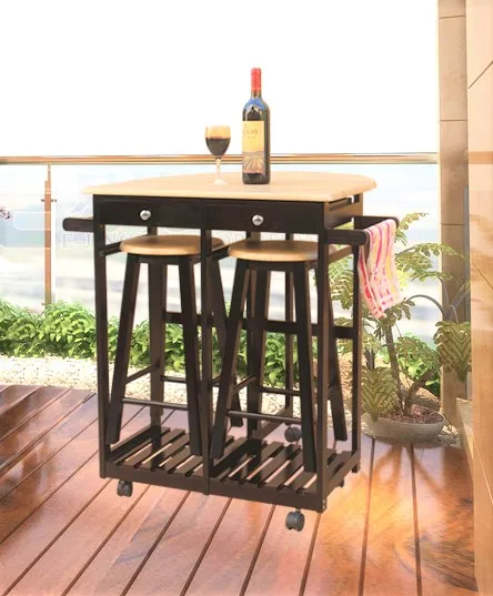 Carrito De Cocina De Madera,Mueble Para Cocina,Armario De