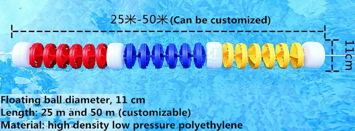 swimming pool lane ropes