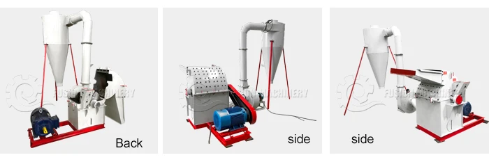 Big capacity wood hammer mill/pallet shredder/wood chip crusher for sale