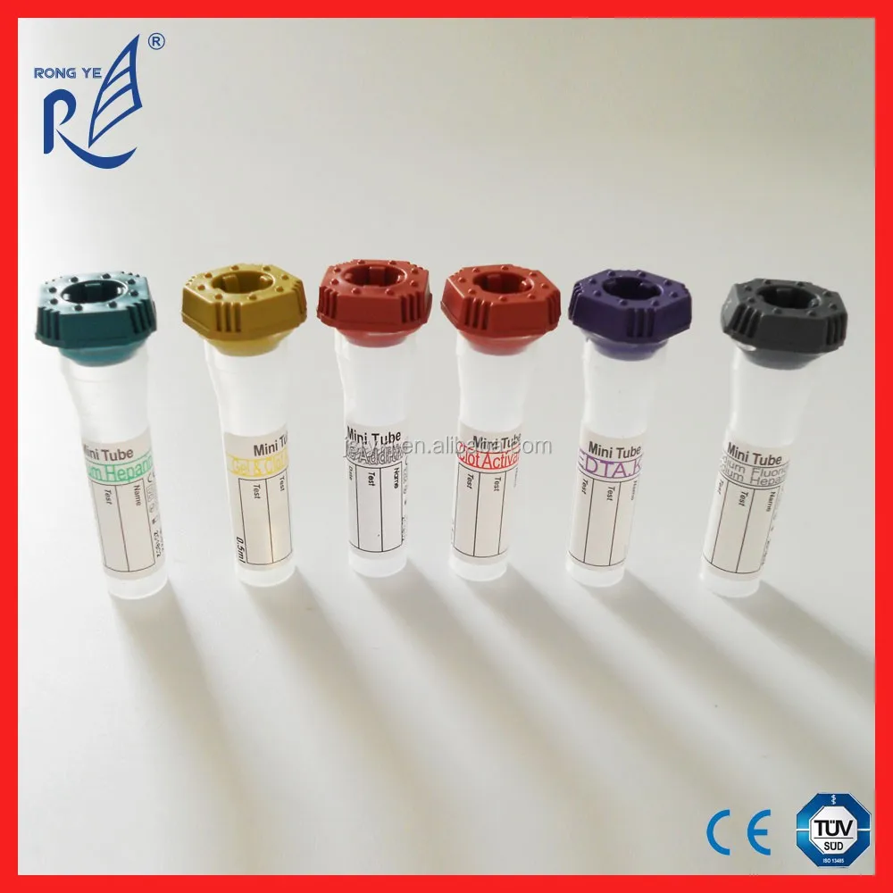 Factory Price Disposable Micro Blood Test Tube 0.5ml With Ce Iso Buy