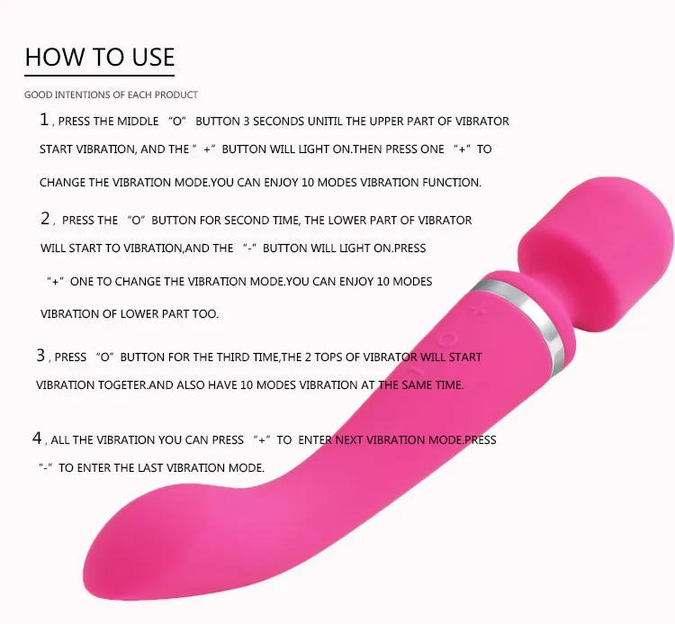 Classic Popular Super Powerful Function Silicone Magic Wand Massage 