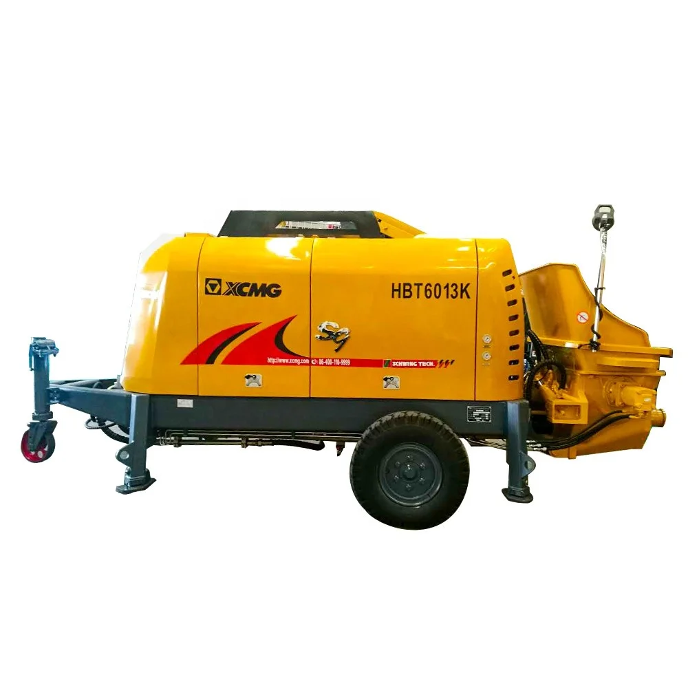 Popular brand HBT6013K hydraul trailer mount concrete pump