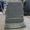 grey granite stone modern tombstone designs scroll headstone