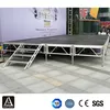 Easy install plywood portable stage outdoor performance aluminum stage used stage for sale