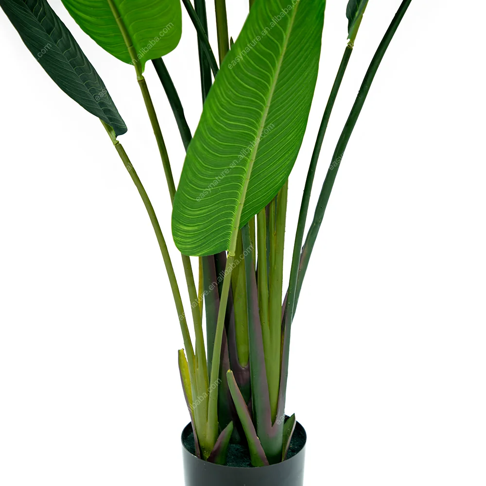 2.2 米 strelitzia 盆栽室内装饰热带雨林风格人造植物天堂鸟盆景