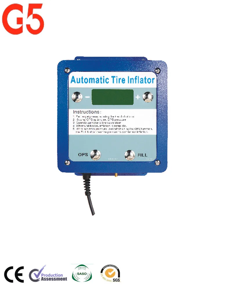 Simple Gas Station Wall Mount Digital Tire Inflator For Tire Repair